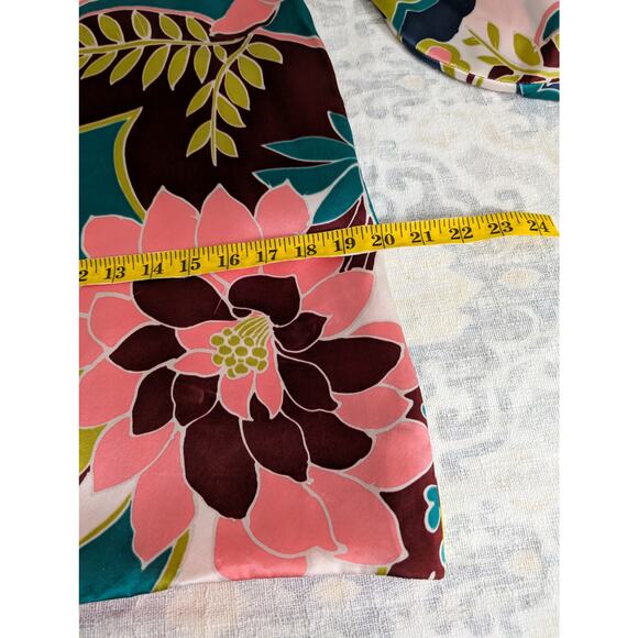 NWT Meghan Los Angeles 100% Silk Kimono Mini Dress Size 6 - Picture 12 of 14